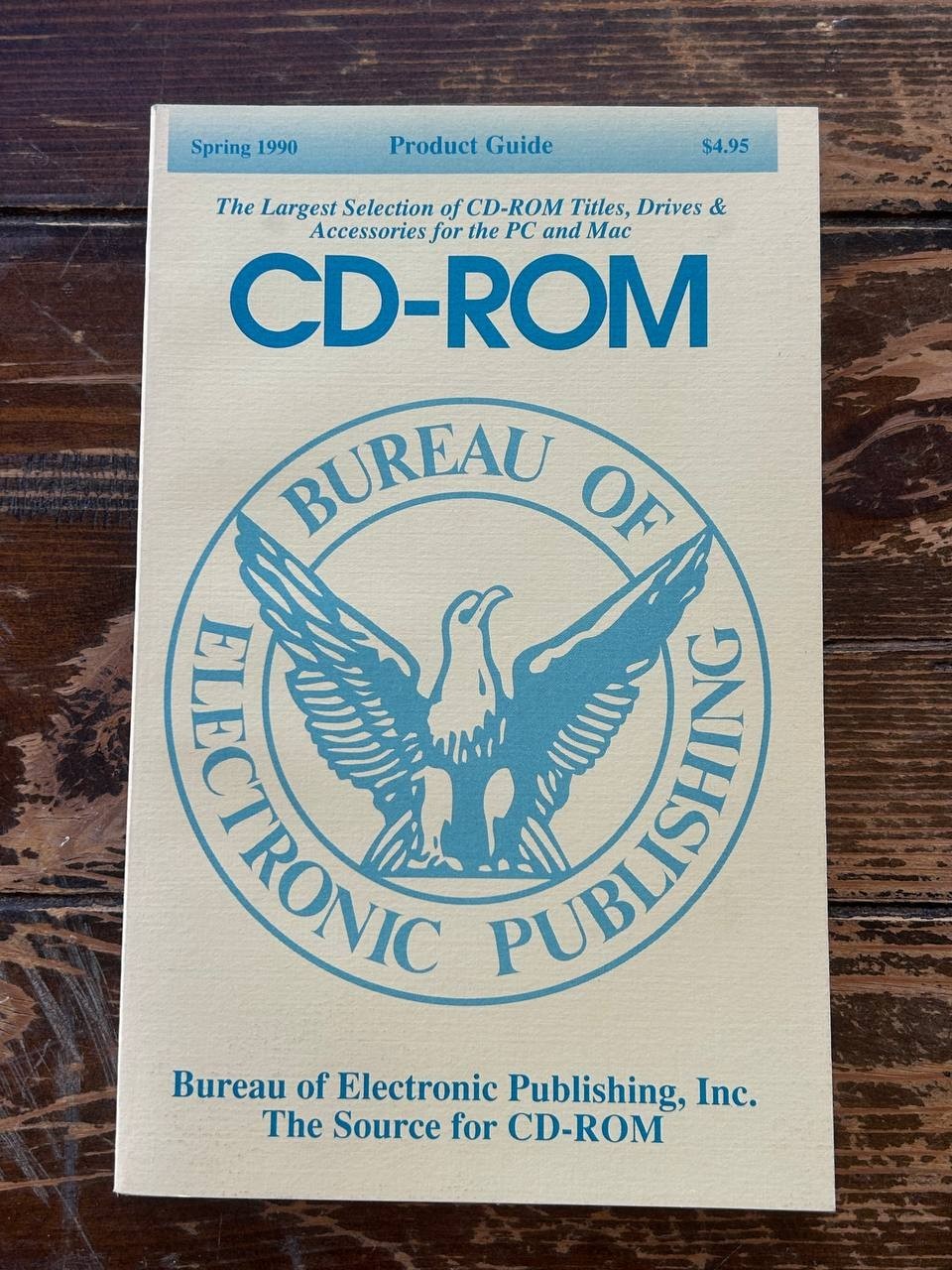 1990 CD-ROM Product Guide Bureau of Electronic Publishing Spring Softcover