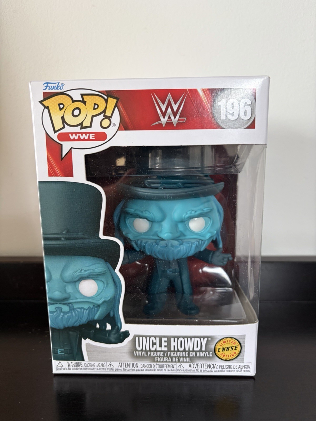 Funko Pop! WWE : Uncle Howdy #196 Chase Light Damage With Protector