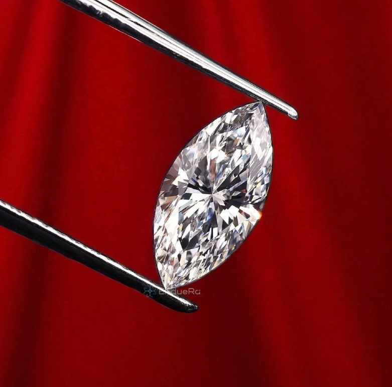 Natural D Color 4 Ct Lab Grown CVD Diamond Marquise Cut VVS1 Clarity Certified