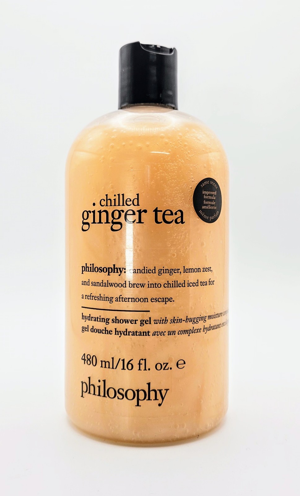 Philosophy Chilled Ginger Tea Shampoo, Shower Gel & Bubble Bath 16 oz SEALED
