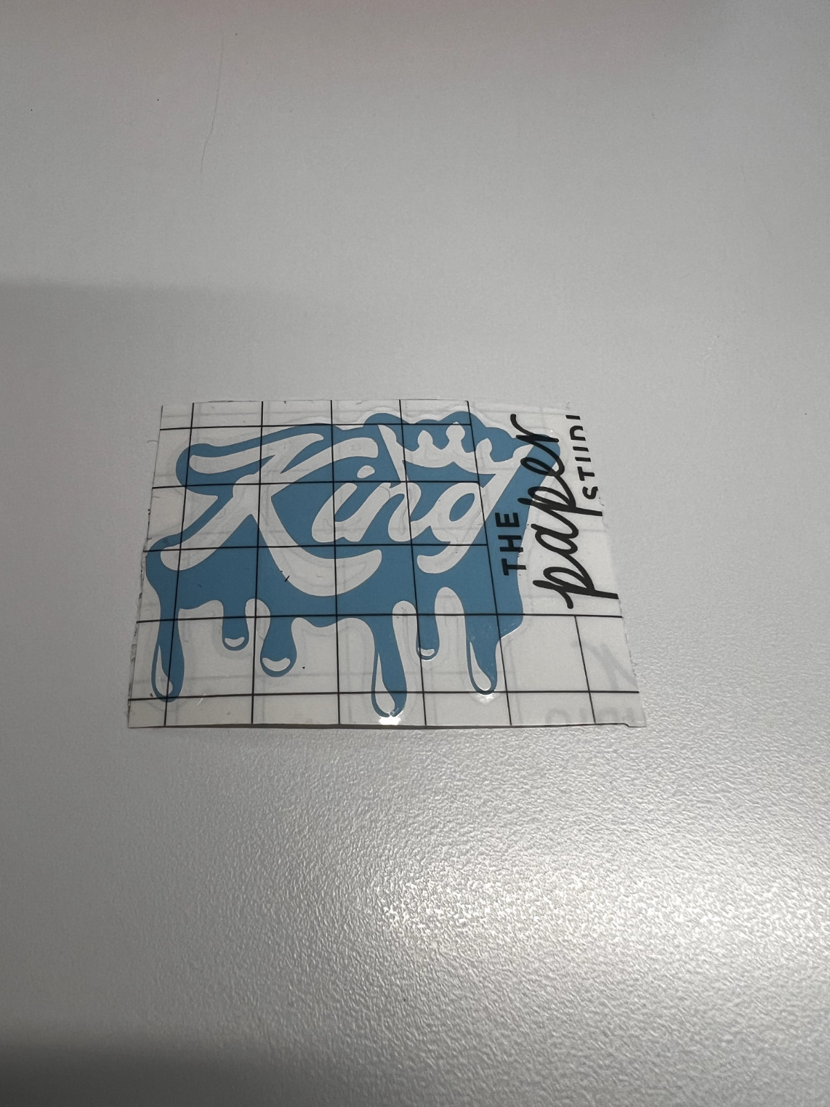 Vinyl Decal Sticker Waterproof Car Window Laptop Wall Graphic Blue king drip