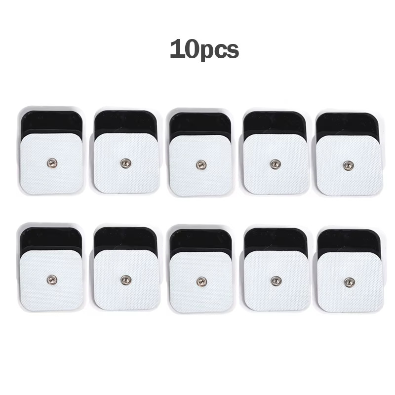 5*5Cm Electrode Pads Tens Machine Reusable EMS Acupuncture Body Muscle Massager 