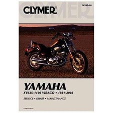 Clymer Yamaha XV535-1100 Virago 1981-2003: Service, Repair, Maintenance (Clymer 