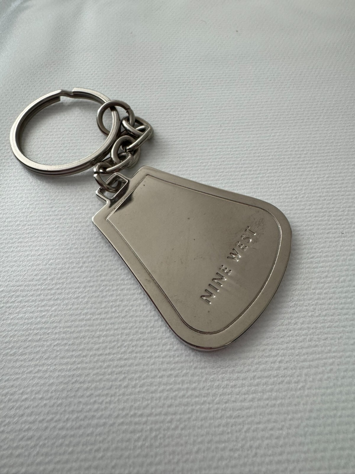 Nine West Silver tone Keychain Key Ring