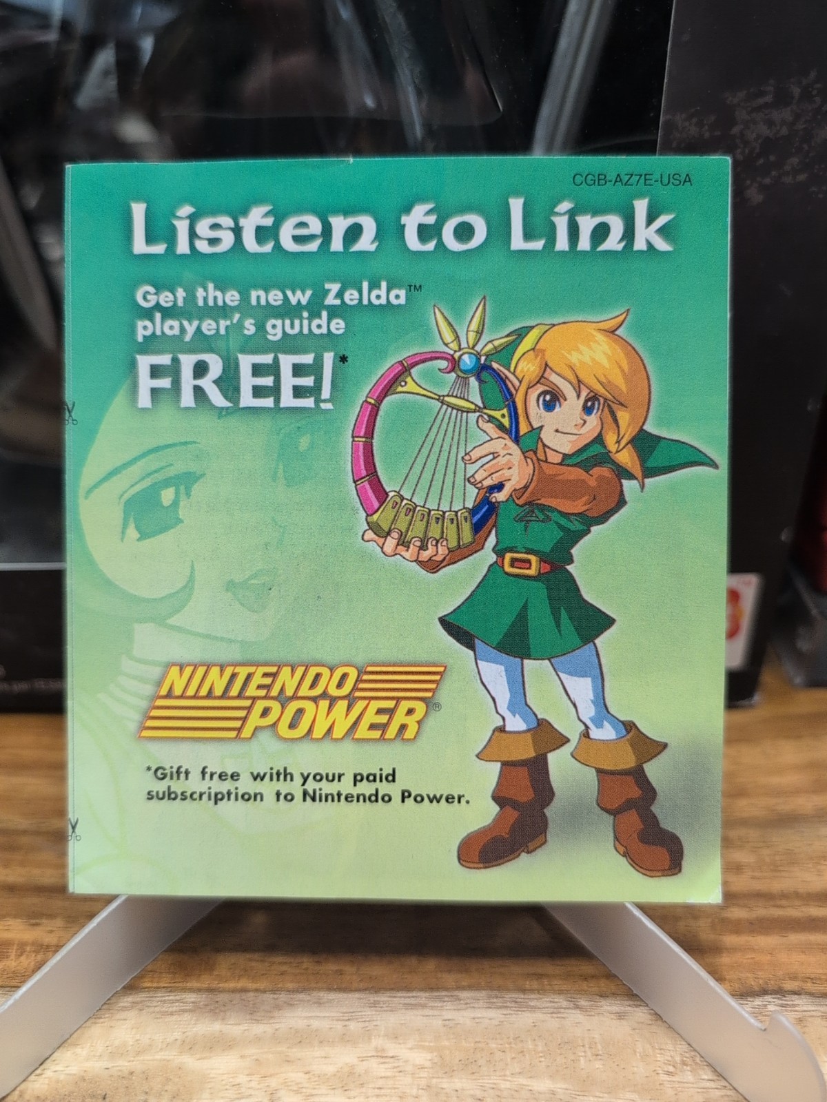 AUTHENTIC ZELDA ORACLE OF SEASONS INSERT ONLY - GBC (CGB-AZ7E-USA)