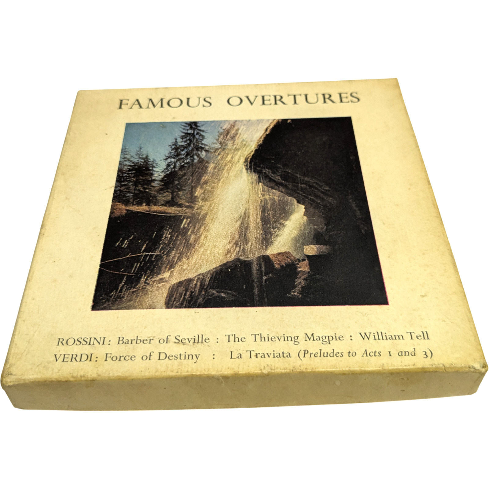 Emballé Reel To Bande Verdi Rossini Famous Overtures A- Original Enregistrement