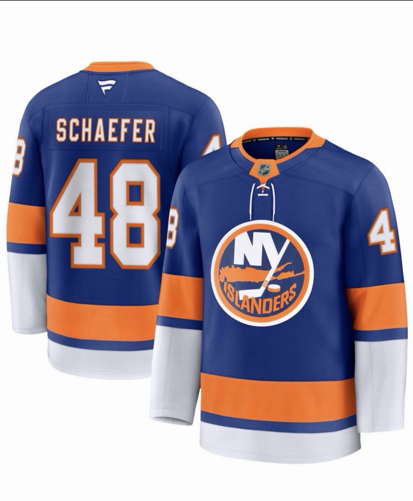 NWT Matthew Schaefer New York Islanders Fantantics Premium Home Jersey 50