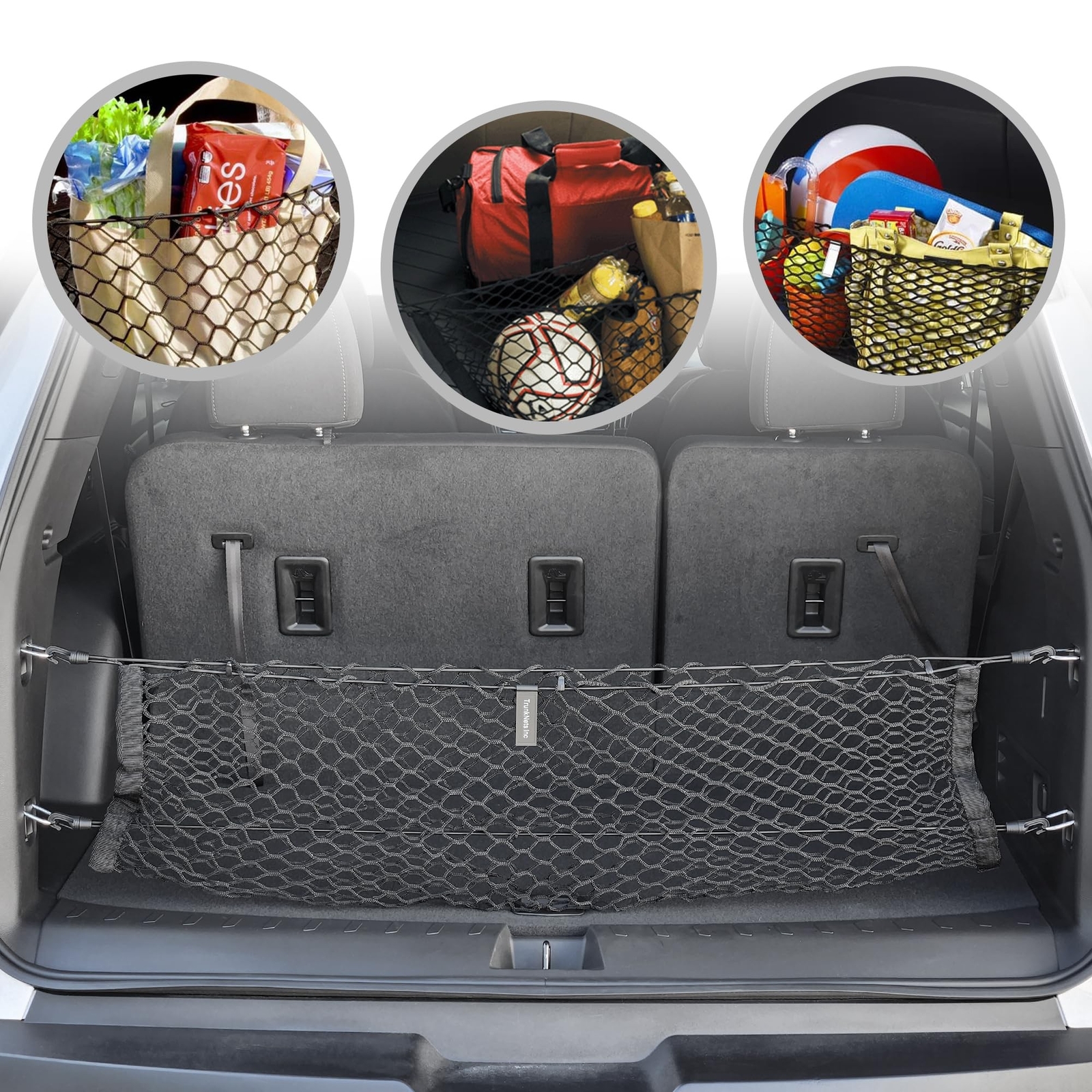 Envelope Style Trunk Mesh Cargo Net for Chevy Traverse 2018-2025 Ca... Fast Ship