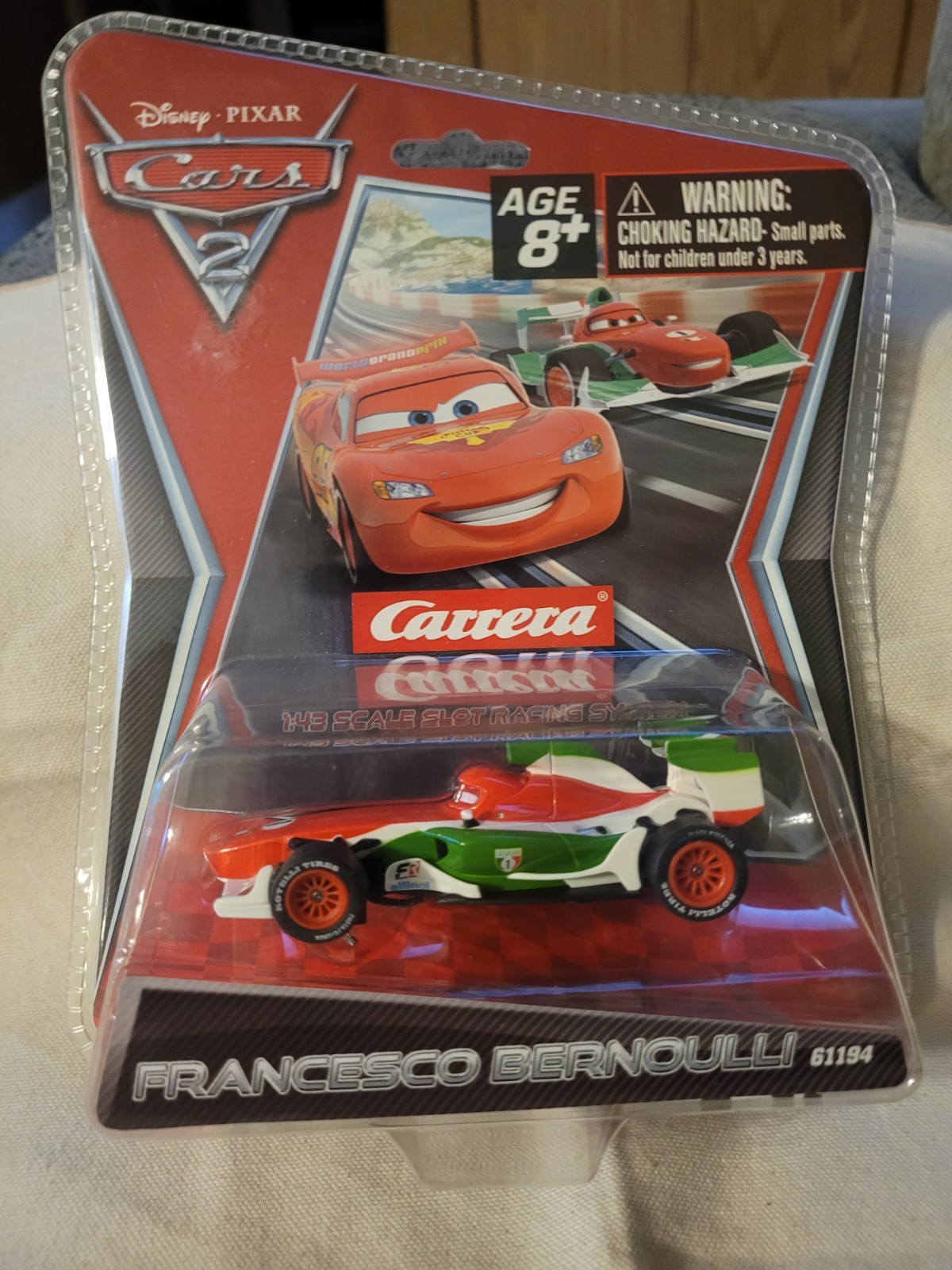 Carrera GO 61194 Disney Pixar Cars 2 "Francesco Bernoulli" 1:43 Slotcar NIP