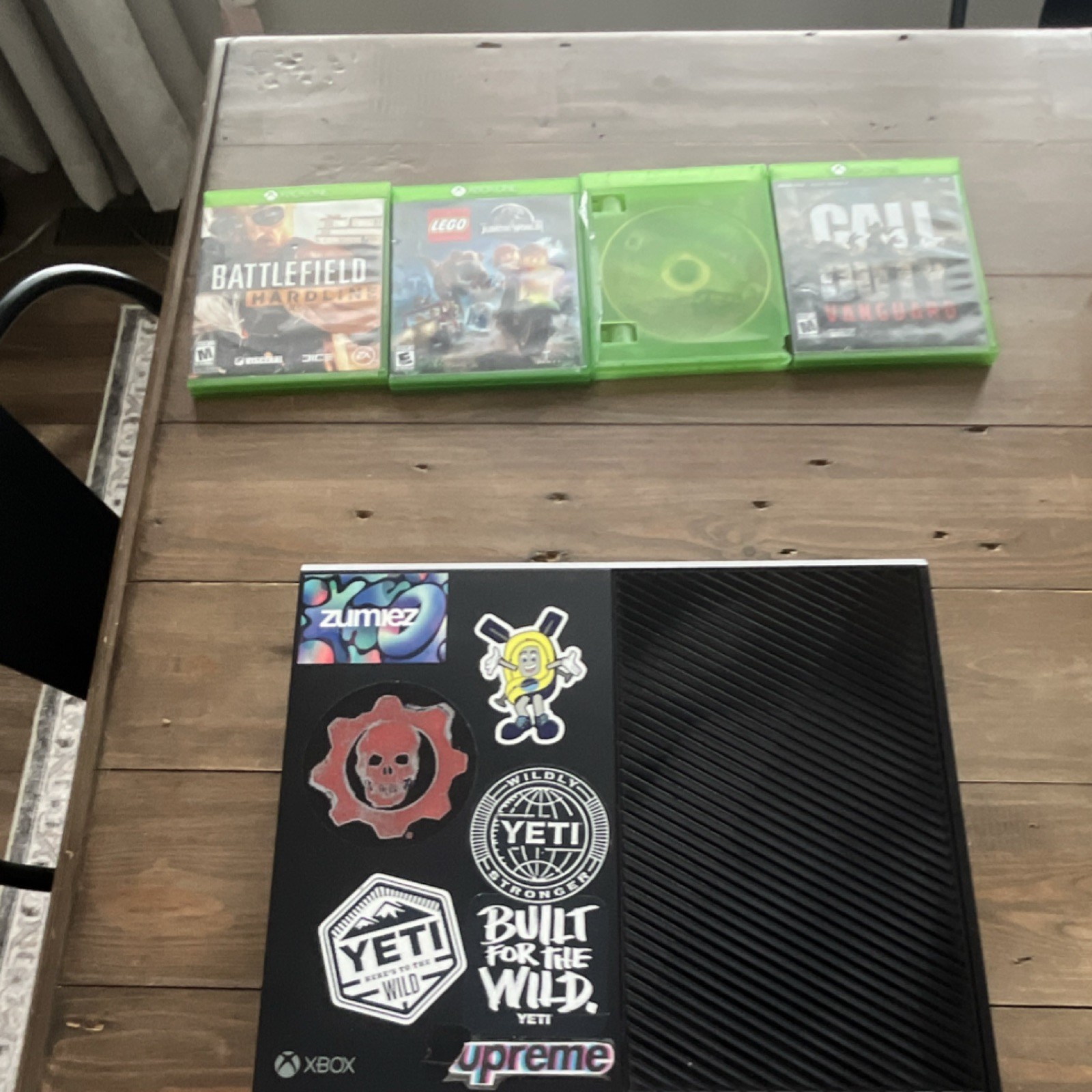 Xbox One Console w/ Battlefield Hardline, LEGO jurassic World