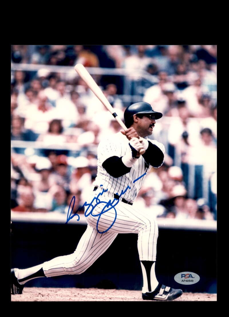 Reggie Jackson PSA DNA Signed 8x10 Photo Autographed Yankees