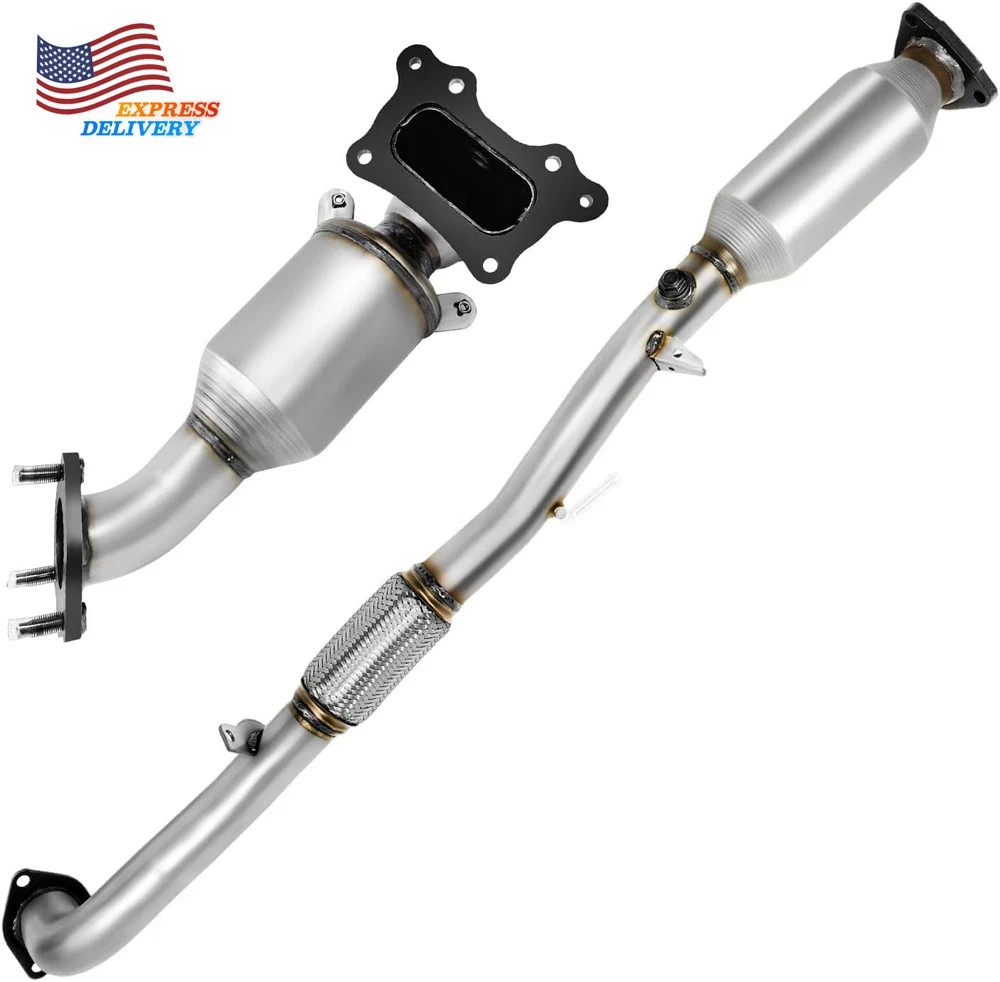 Front Rear Catalytic Converter Compatible with Honda Accord 2013-2017