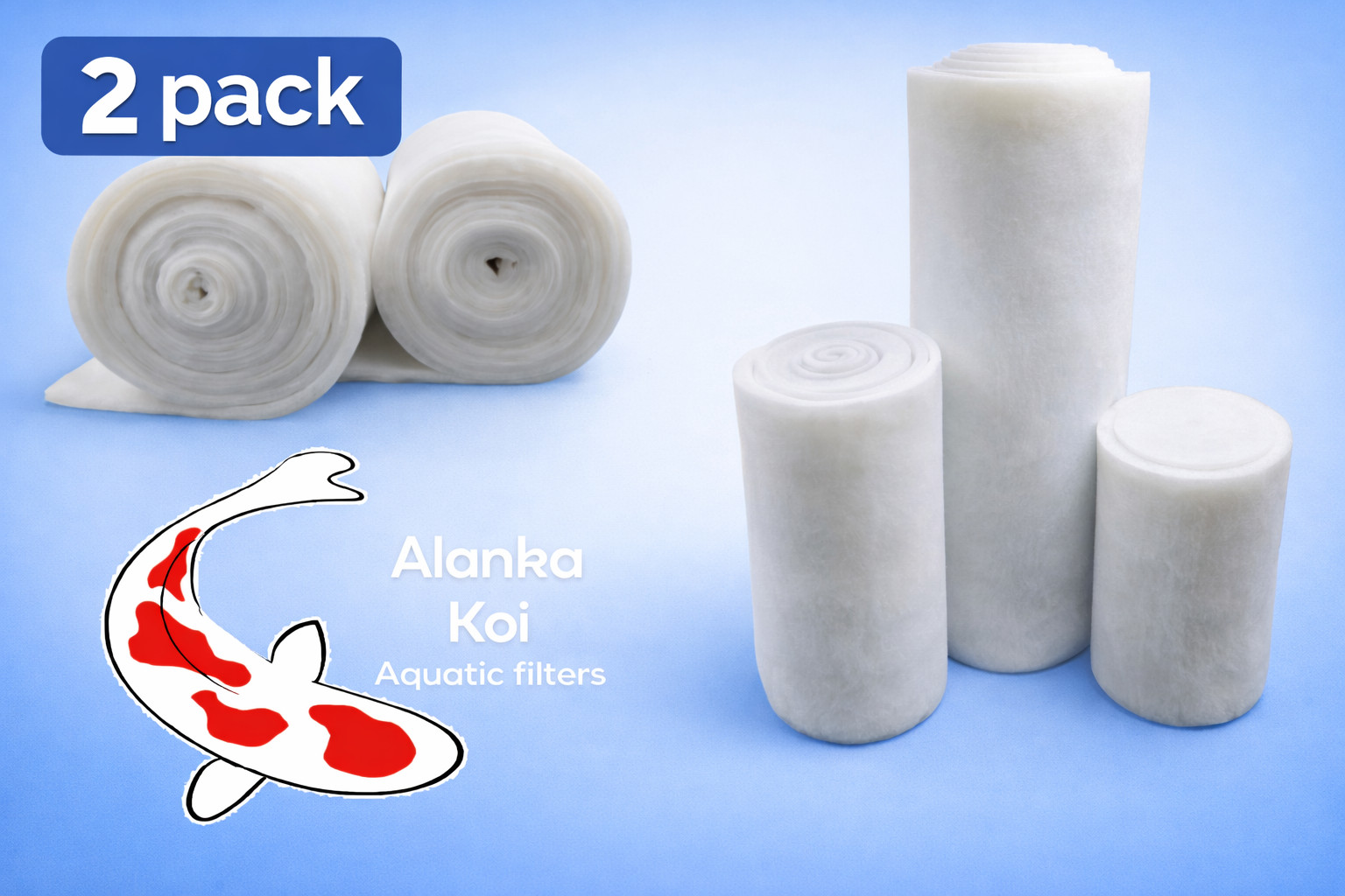 18"x120" Aquarium Pond Fish Filter Floss Media Bulk Roll Pad for Tank Filtration