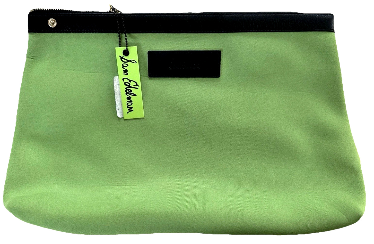 NWT $248 SAM EDELMAN LARGE PAYTON TOTE FINE EMERALD GREEN Black LAPTOP BAG POUCH