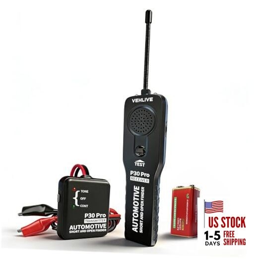 P30 Pro Automotive Circuit Tracer, Electrical Wire Tracker Car With Battery