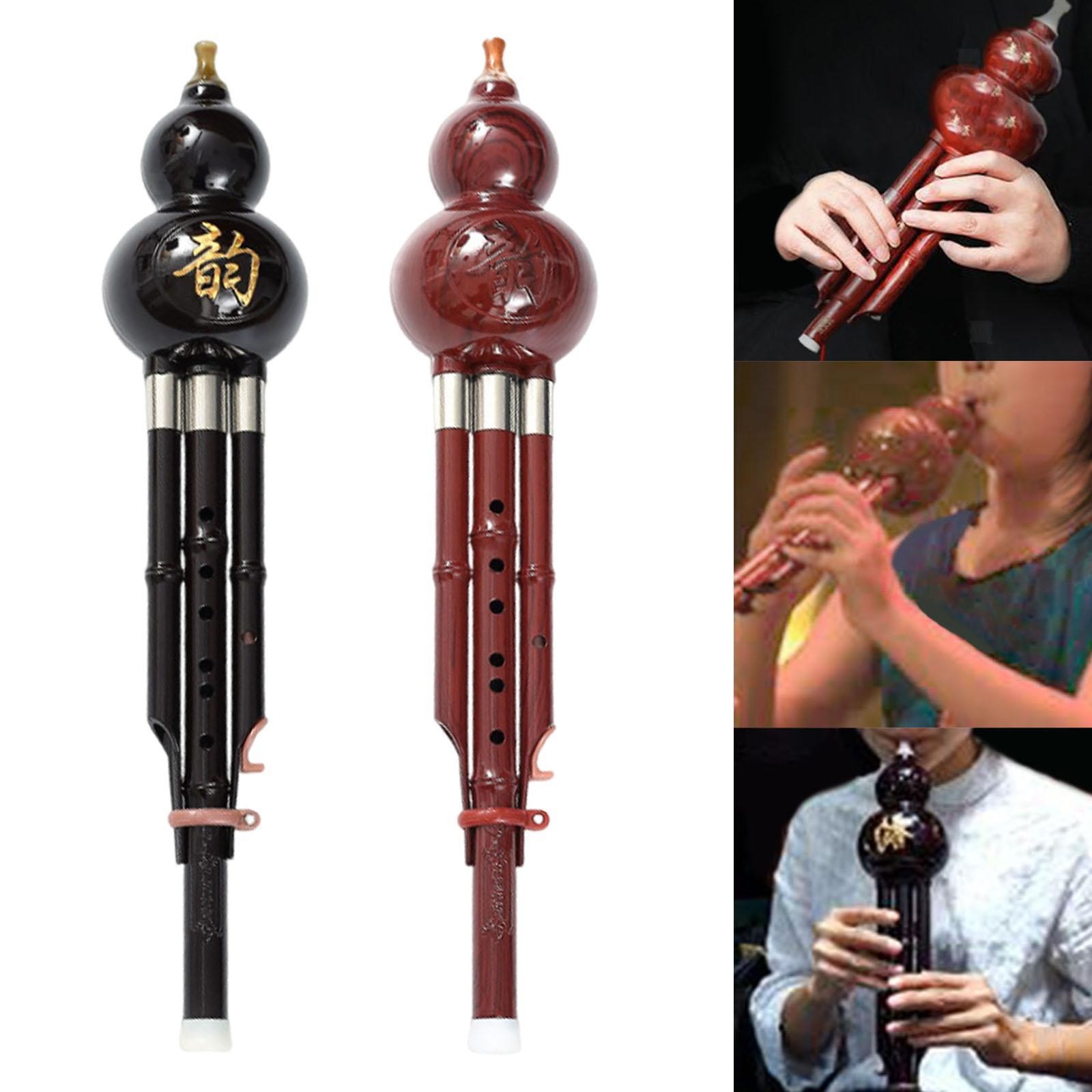 Gourd Hlute Hulusi Woodwind Wind Instrument Chinese Yunnan Folk Instrument