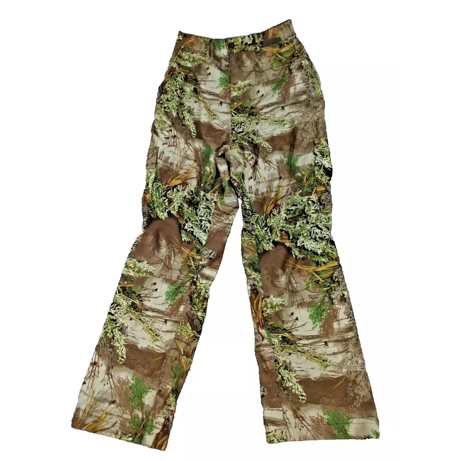 Gamehide Camo Pants Men Medium 30x30.5 Cargo Hunting Hush Hide Mesh Realtree VTG
