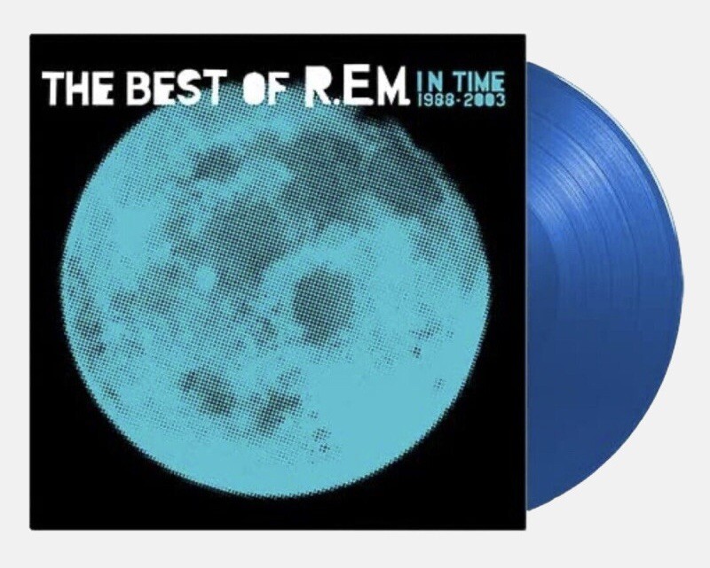 MINOR CREASE R.E.M.  In Time The Best of REM Translucent Blue Colored 2LP Vinyl