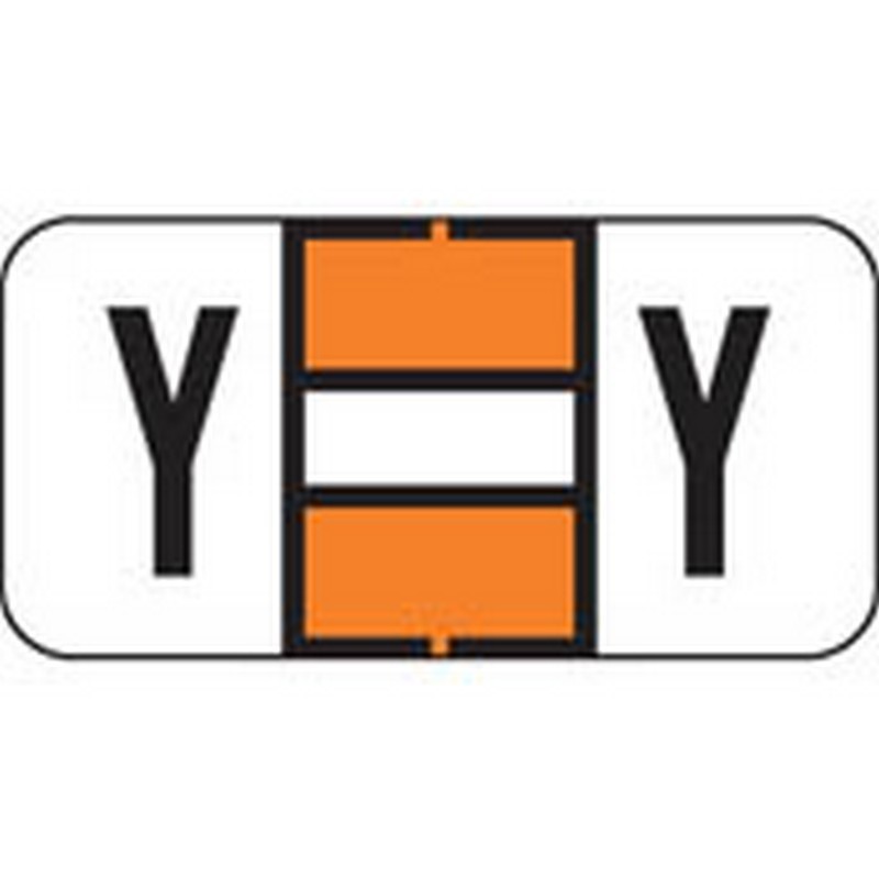 Jeter Compatible "Y" Labels, Polylaminated Stock, 3/4 " X 1-1/2" Individual