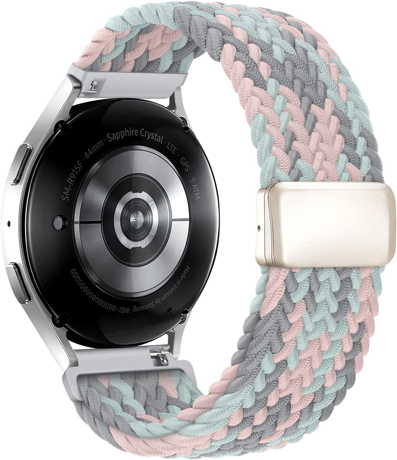 3 Pack Braided Strap Compatible with Samsung Galaxy Watch 7 44mm 40mm