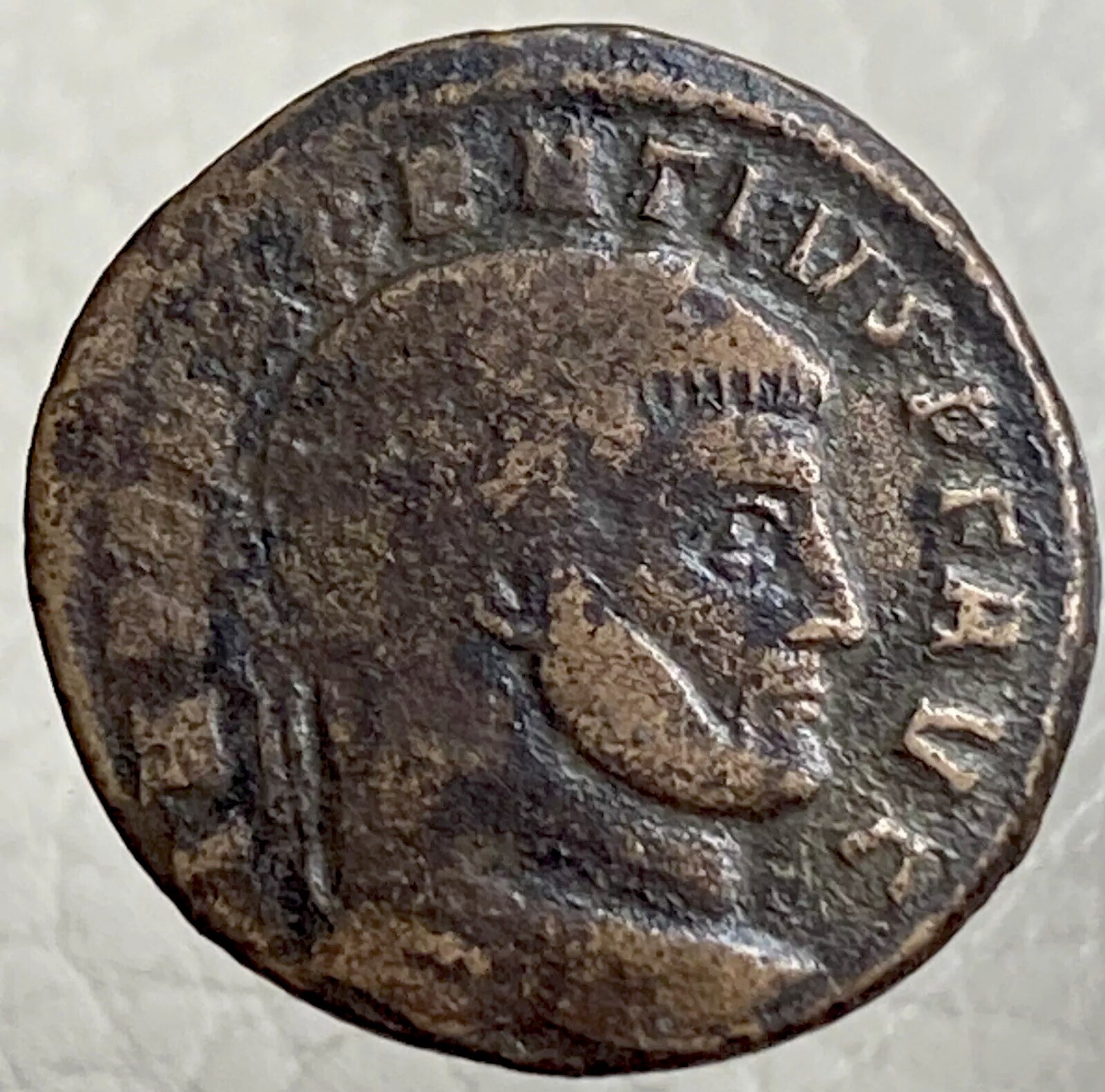 Ancient Roman Coin Emperor Maxentius 309-312 AD Aeternitas Ostia Mint