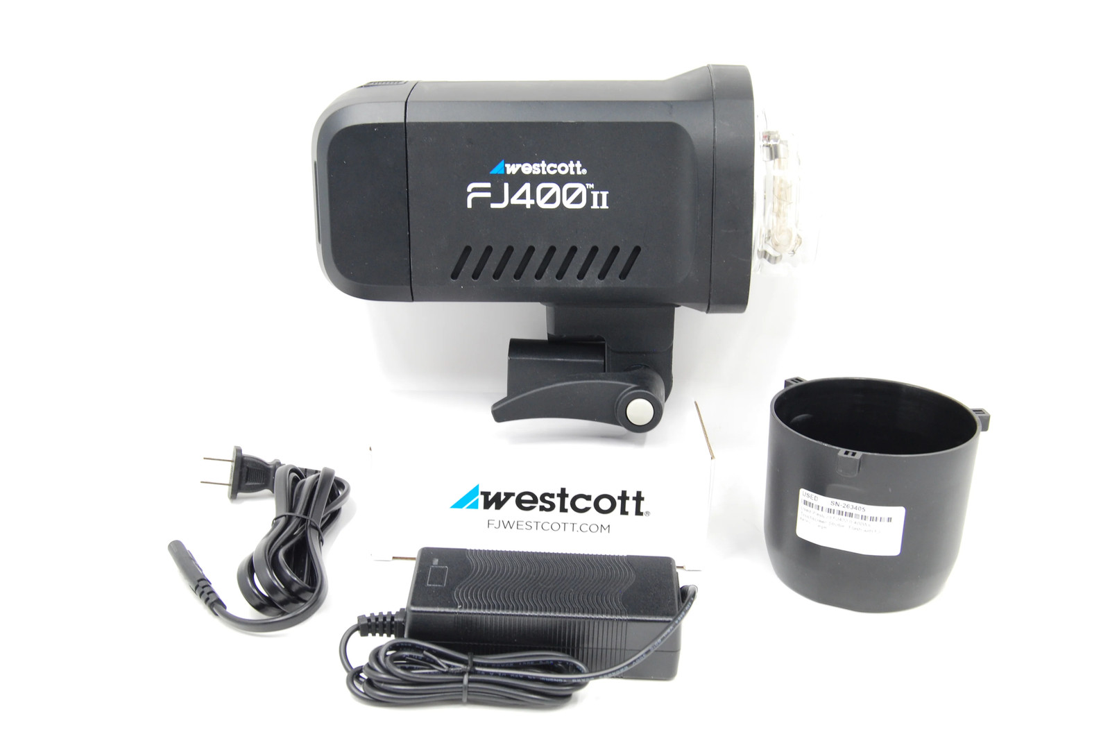 Used Westcott FJ400 II 400Ws Touchscreen Strobe / Flash with FJ Pro AC/DC Batter