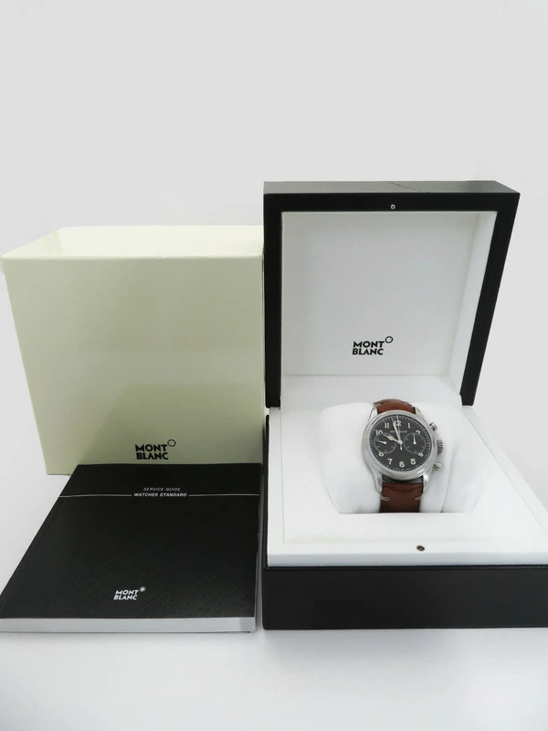 MONTBLANC Watch 1858 Automatic Chronograph 117836 Men's Stainless Steel