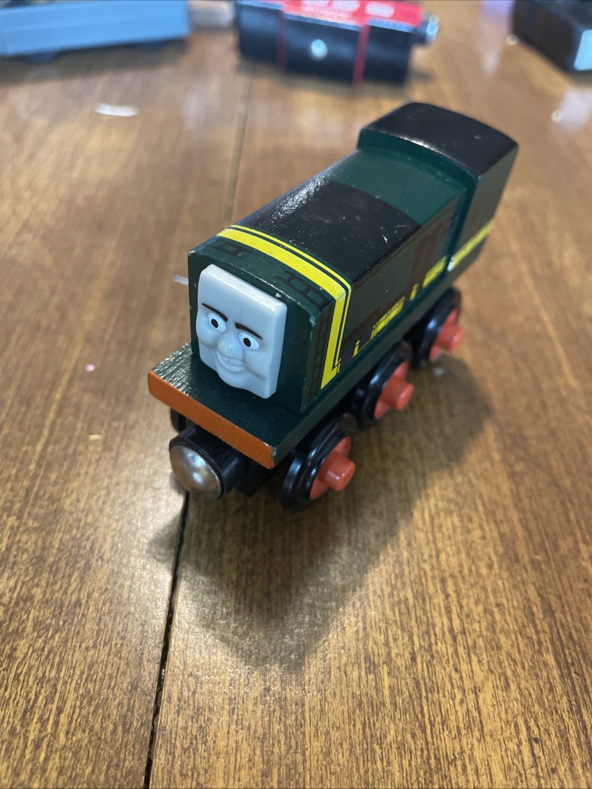 PAXTON ! THOMAS FRIENDS TRAIN WOODEN RAILWAY Learning Curve 2003 DIESELWORKS