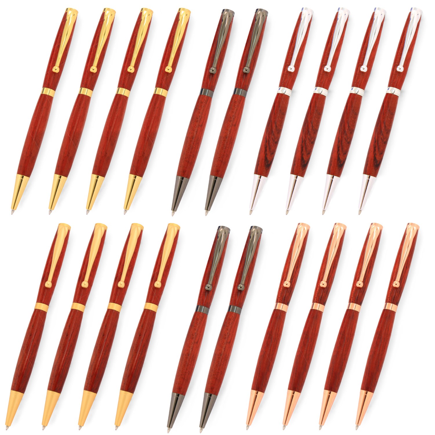 Fancy Pen Kit Variety, 20 Pack, Legacy Woodturning