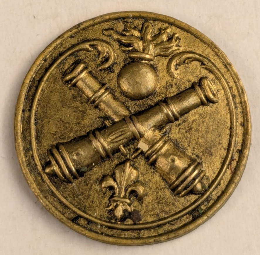 Early Napoleonic Era French Artillary Uniform Button - M2D