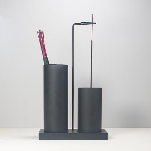 2 in 1 Incense Burner Holder for Sticks,Glass Incense Holder with 