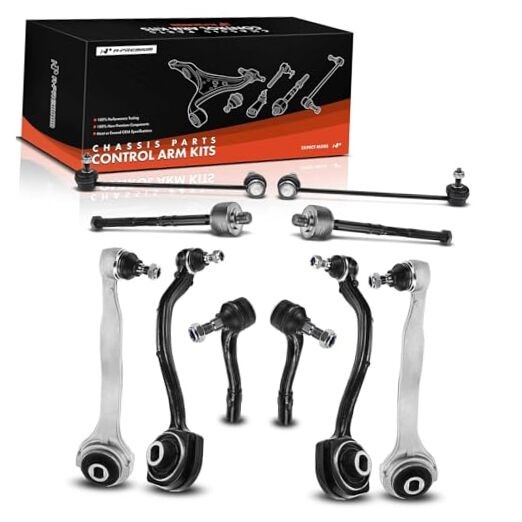  Set of 10, Front Lower Forward & Rearward Control Arm, Sway Bar 10Pcs Kit