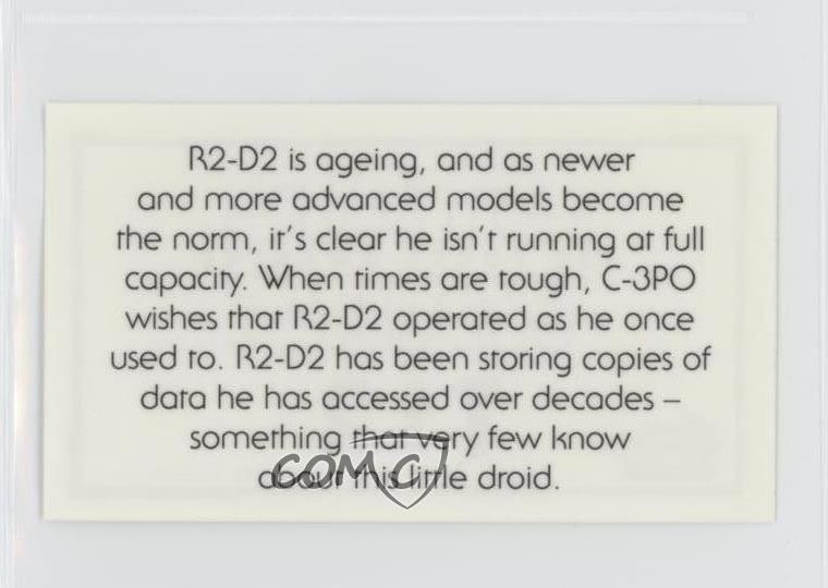 2016 Topps Star Wars: The Force Awakens Album Stickers Text #T12 2k3