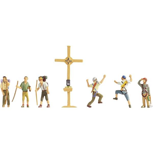 NOCH 15874 H0 Scale Hiker Figures with Cross
