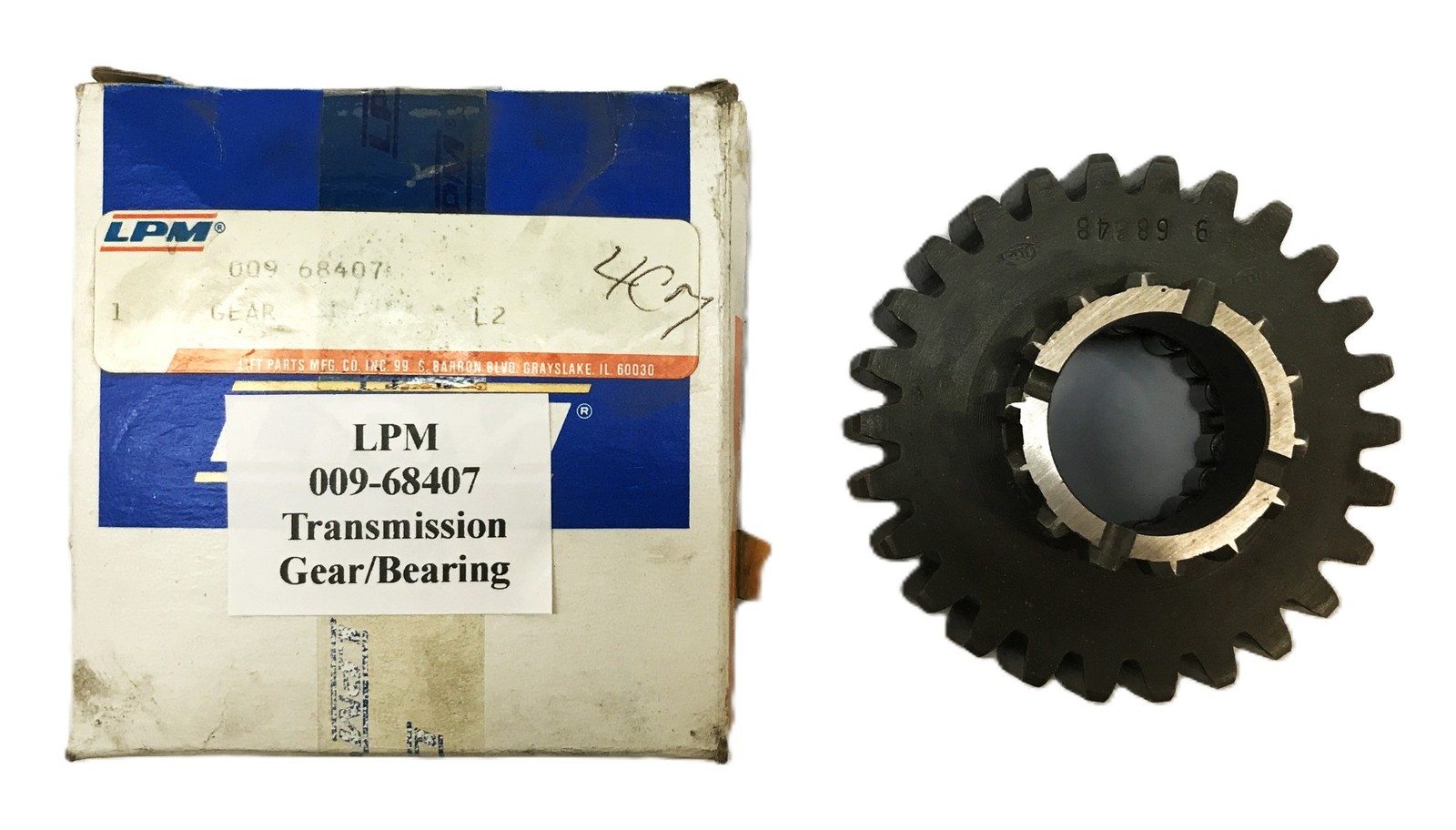 LPM Forklift Transmission Gear/Bearing 009-68407 NOS