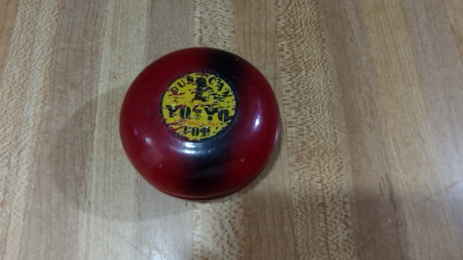 Vintage Duncan Tournament Top Wooden YoYo,red/black.60's!