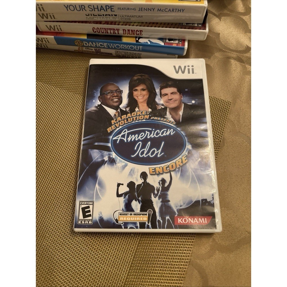Karaoke Revolution Presents: American Idol Encore (Nintendo Wii, 2008)  CIB