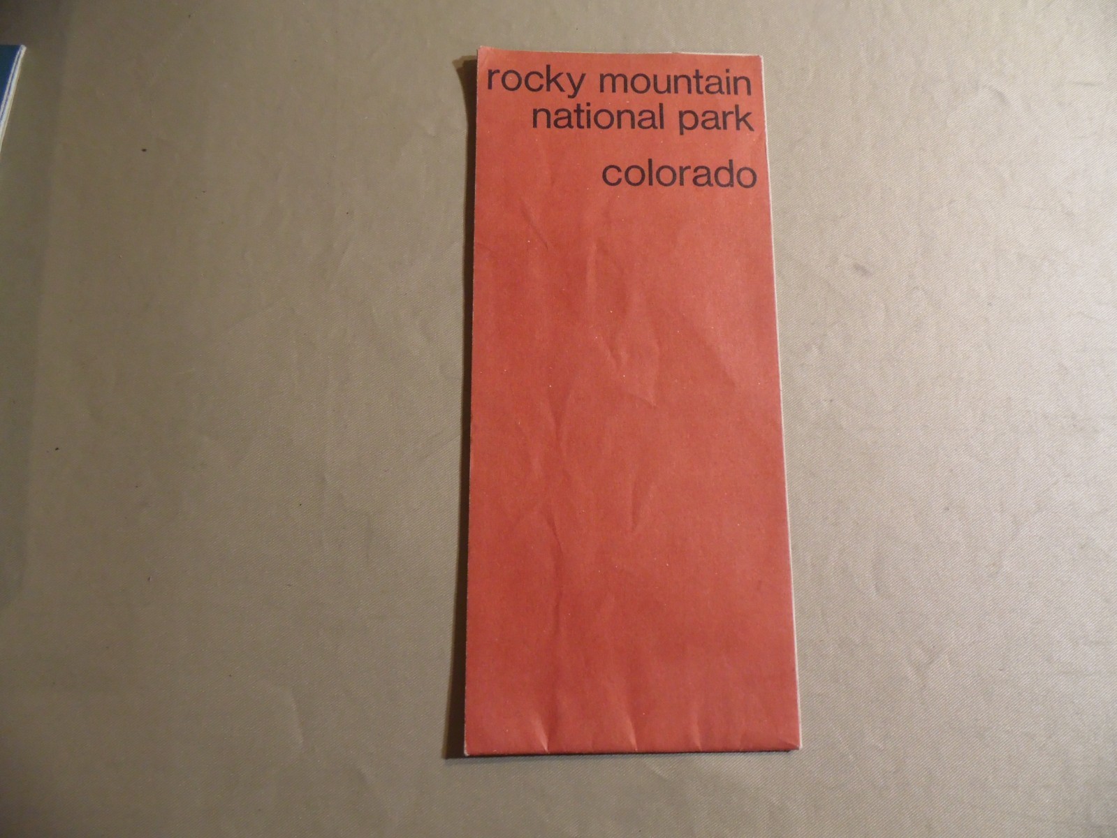 Roacky Mountain National Park Colorado Map / Pamphlet / Free Domestic Shipping