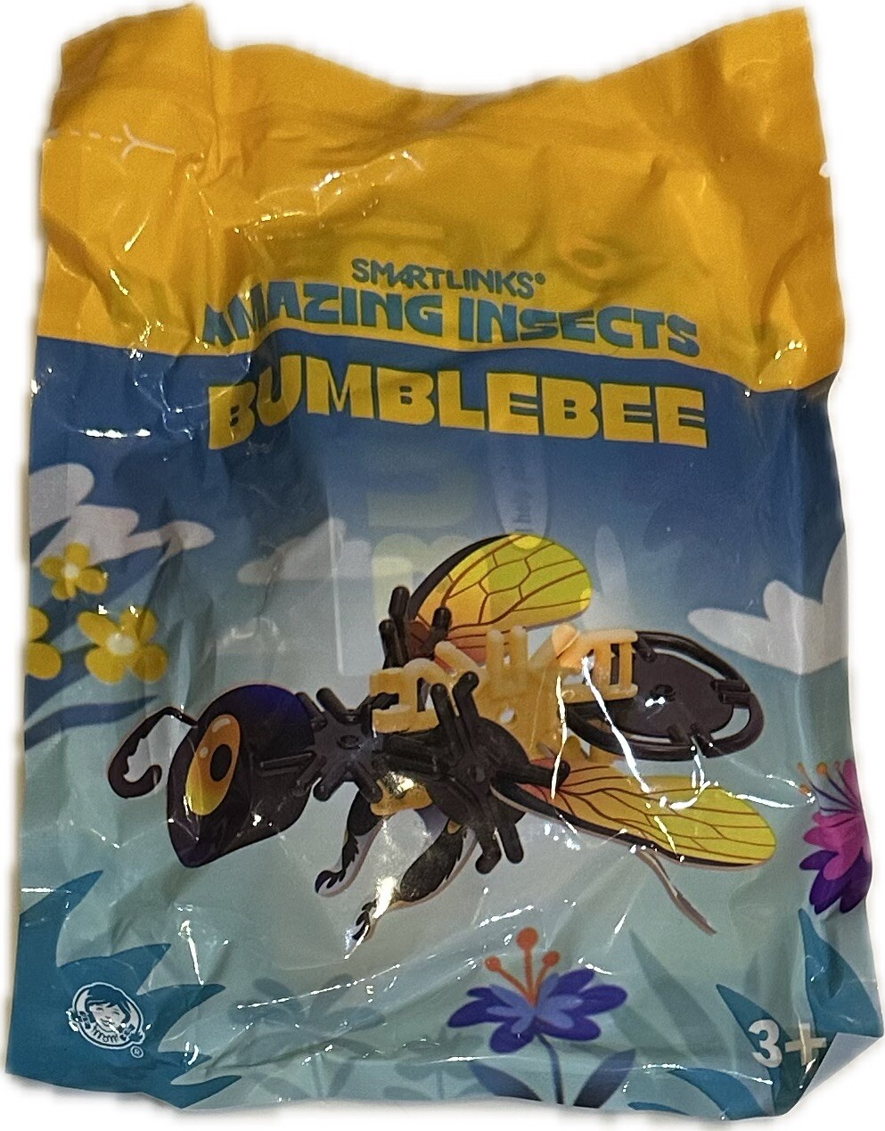 2024 SMARTLINKS AMAZING INSECTS BUMBLEBEE SEALED WENDYS KID MEAL TOY COLLECTIBLE