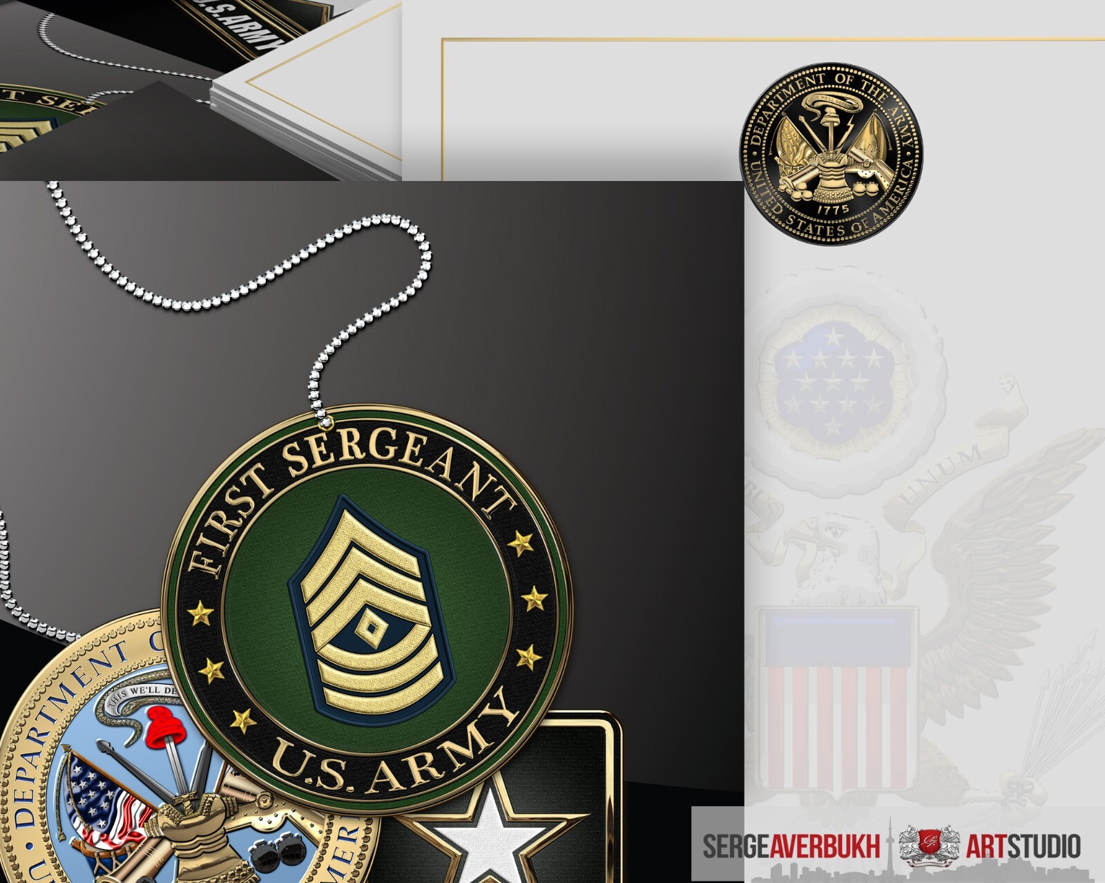 Customizable US Army First Sergeant 5X7 Invitation Template DIGITAL DOWNLOAD