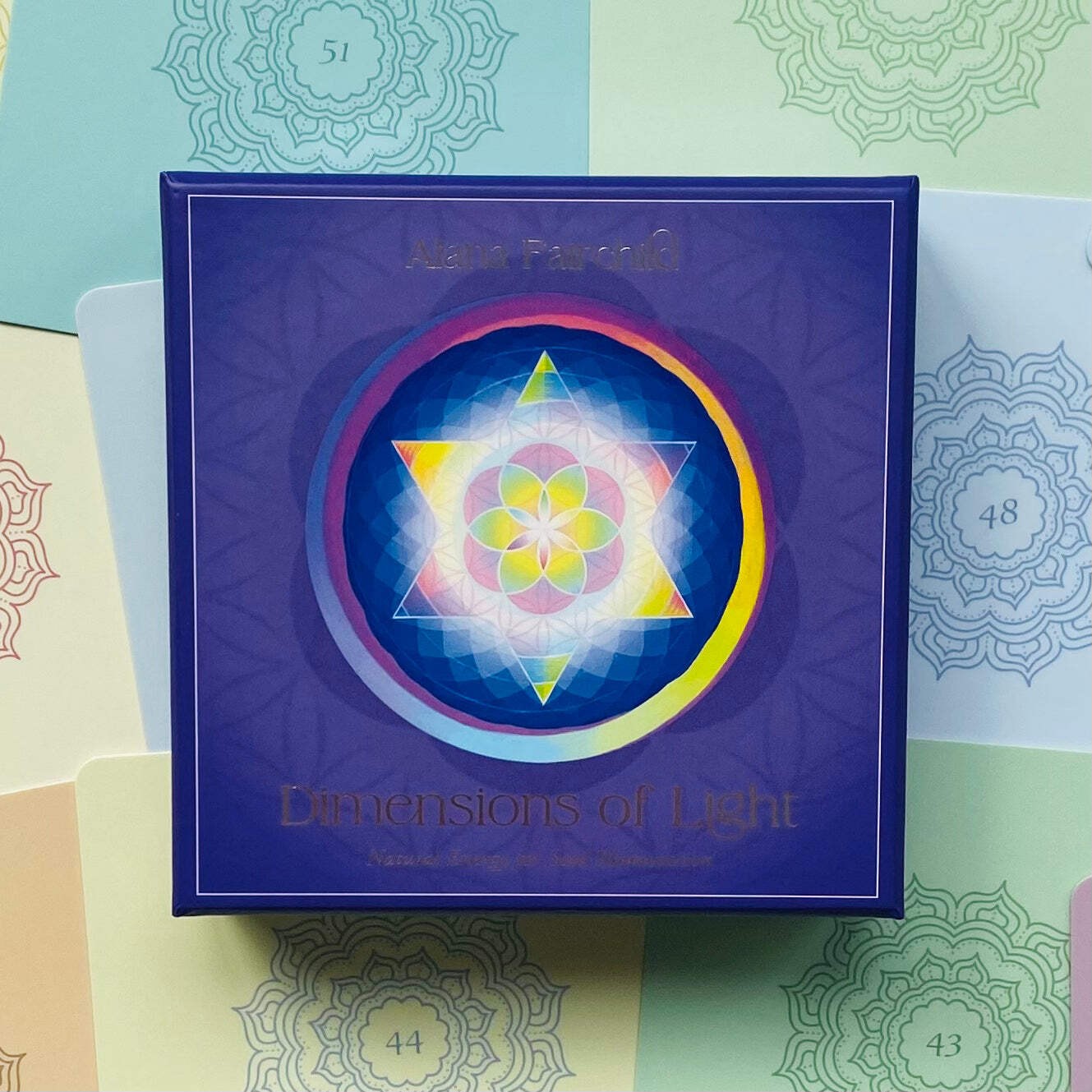 Dimensions of Light Oracle Cards Deck Blue Angel By Alana Fairchild Esoter