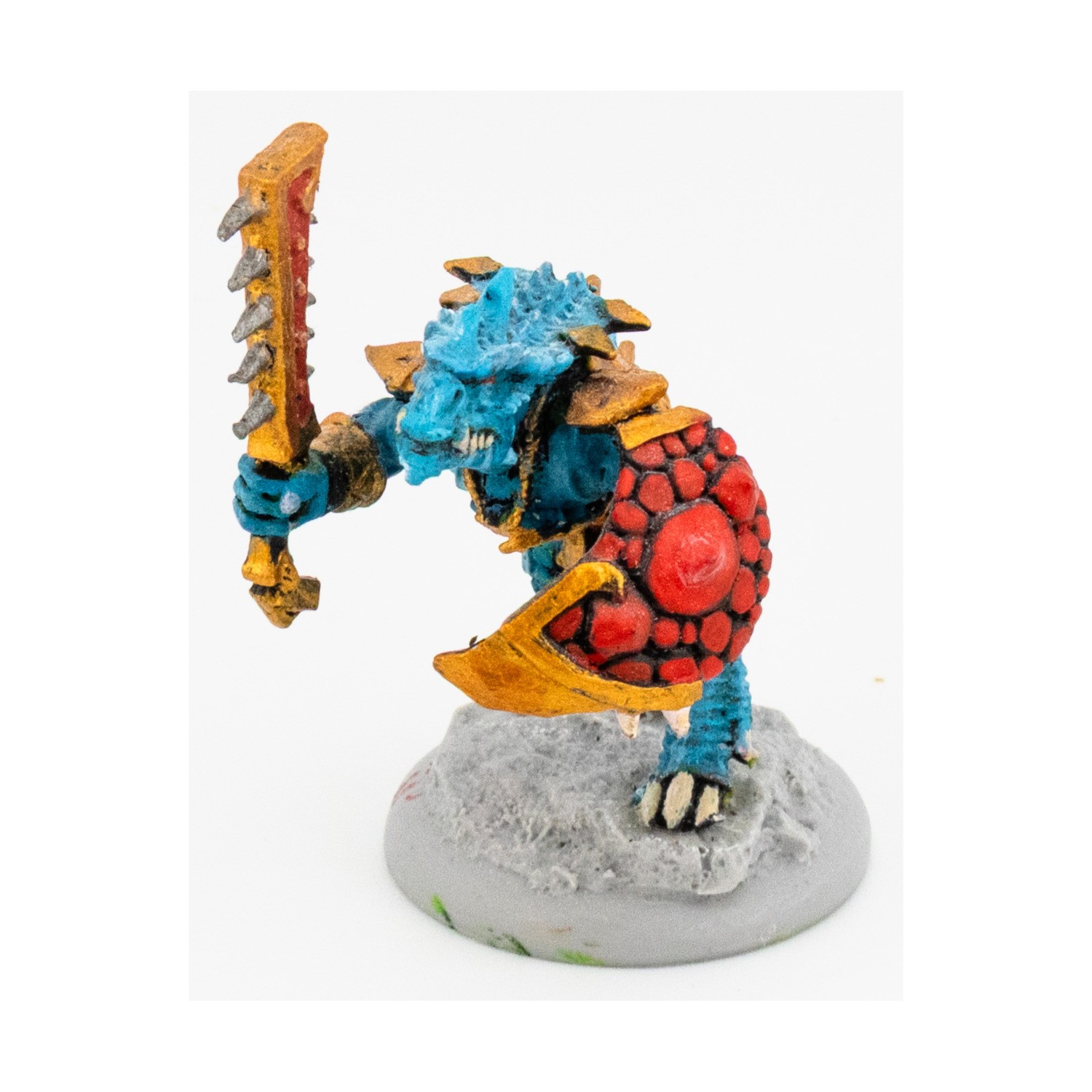 GW WHF Lizardmen Metal Saurus Old Blood Champion #1 NM