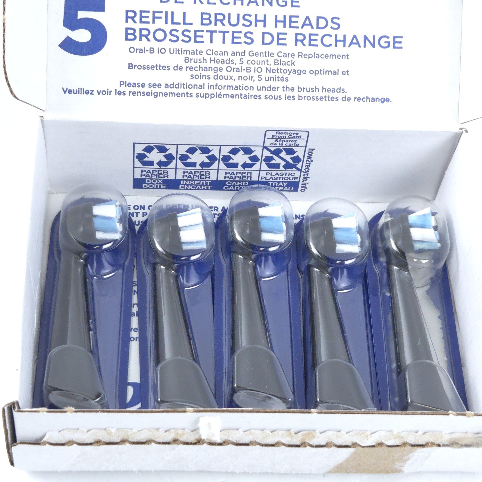 Oral-B iO Ultimate Clean Replacement Brush Heads, 5 Count