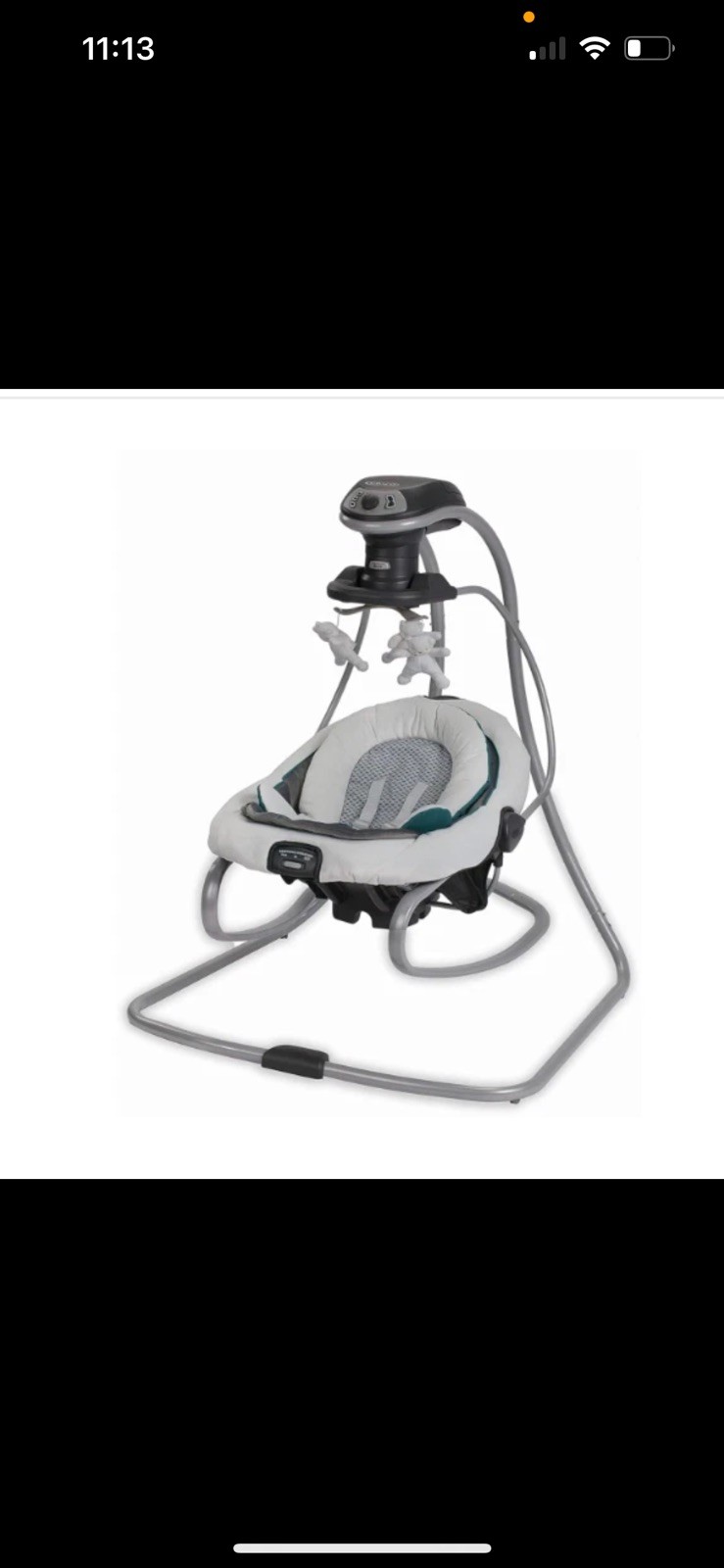 Graco DuetSoothe Swing and Rocker Winslet New Factory Sealed