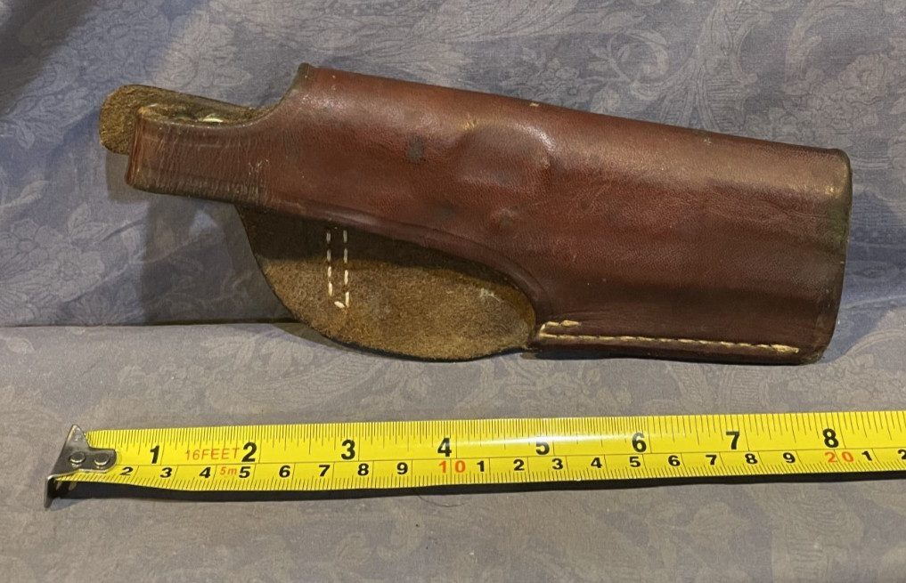 Triple K brown leather right handed holster 196 17B for Browning Hi-Power pistol