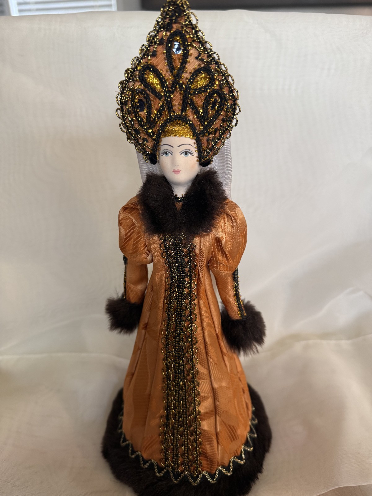 Vintage Russian Porcelain Doll