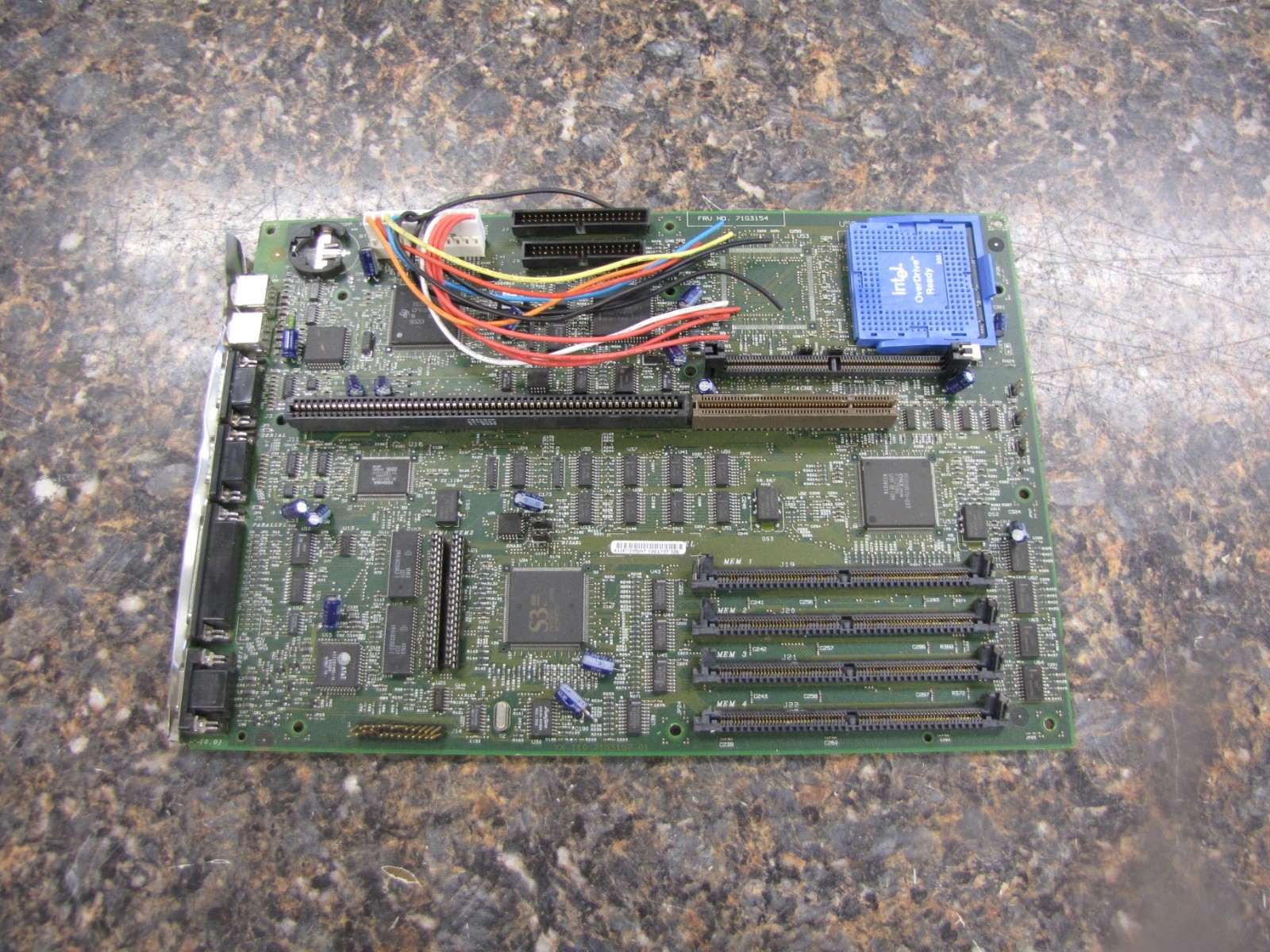 Vintage IBM 1993 71G3154 Intel Overdrive Ready Motherboard -