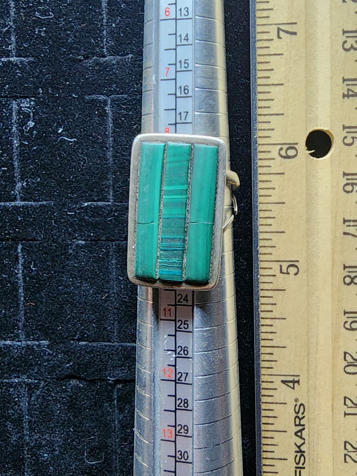 Native American Sterling Silver/Marcasite Ring Size 9 Marked/Tested+ #2