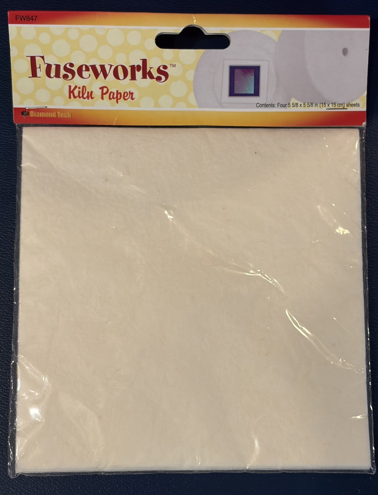 Fuseworks Kiln Paper NIP - 4 Sheets 