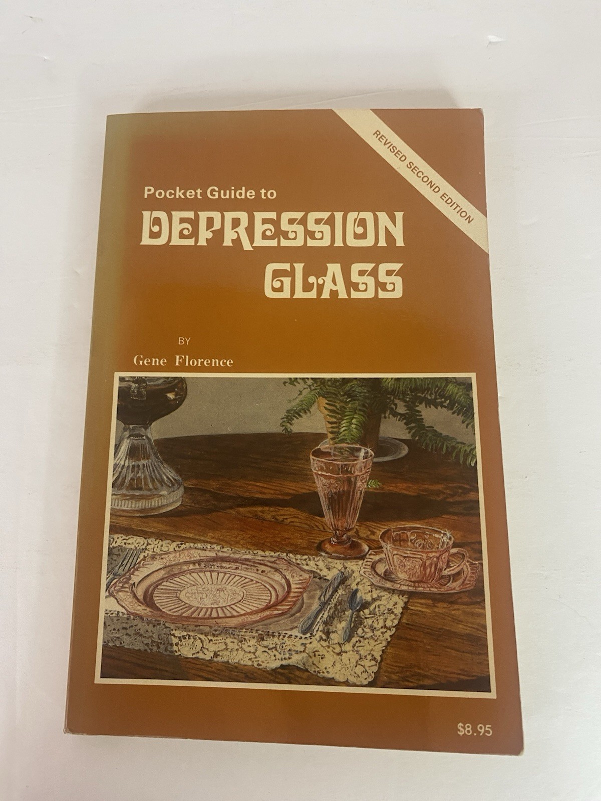 Gene Florence - Pocket Guide To Depression Glass Revised 2nd Edition 1980 Signed